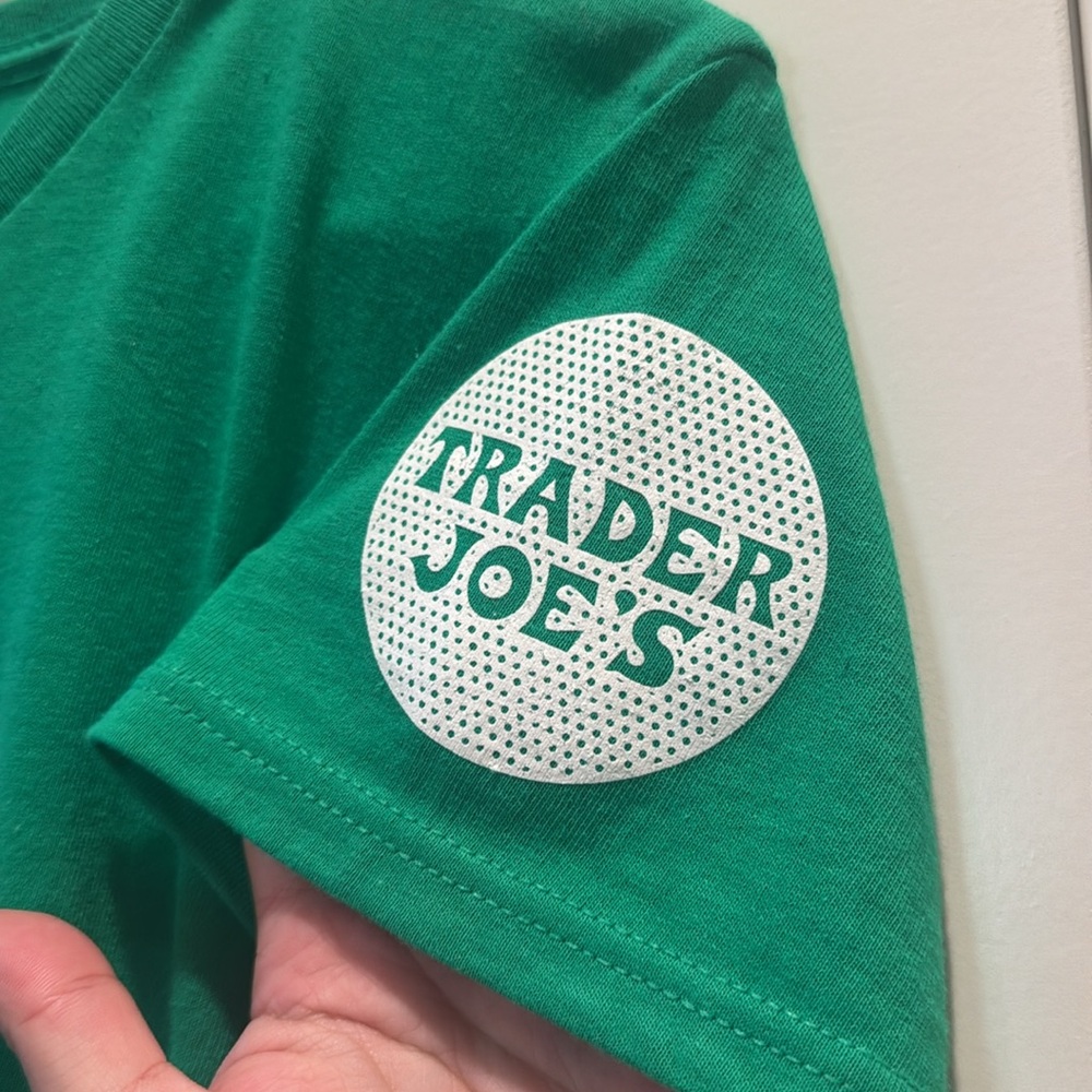Green Trader Joe’s Short Sleeve - Picture 3 of 3